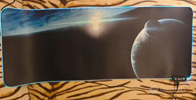 TAPPETINO MOUSE RGB + caricabatterie 