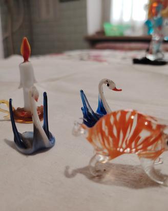 4 pezzi vetro murano