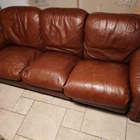 divano Busnelli + 2 poltrone + 2 pouf