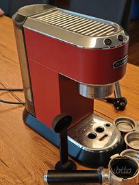 Macchina Caffè De Longhi Dedica Rossa