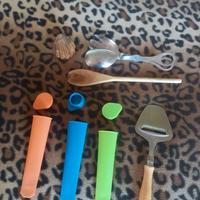 set posate e gelati bambini