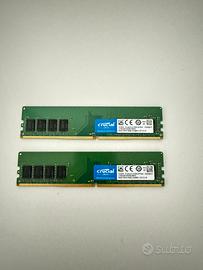 Crucial 16GB DDR4 2666MHz CL19 RAM