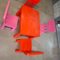 tavolo + 4 sedie per bambini ikea