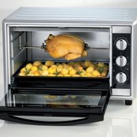 Forno elettrico con gira pollo