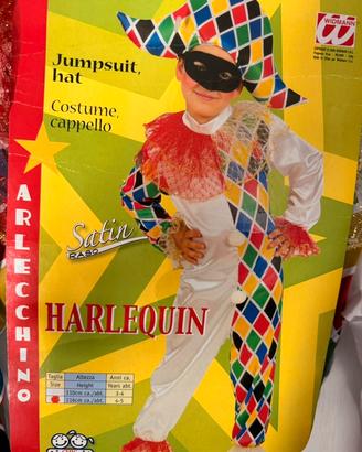 Costume Arlecchino 4/5 anni (116 cm)