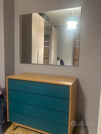 Cassettiera + specchio