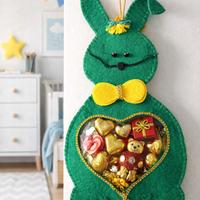 Coniglietto porta dolci artigianale - decorazione