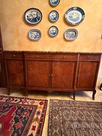 Credenza in noce stile Luigi XVI
