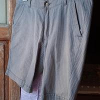 Pantaloncino grigio a righe TG. 54