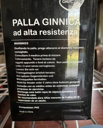 Palla ginnica ad alta resistenza Get fit