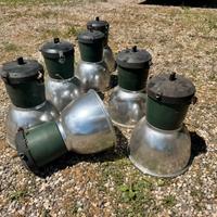 Set lampade industriali vintage