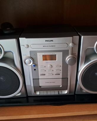 stereo a CD a cassette e a radio