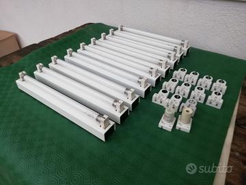 9 plafoniere neon più accessori