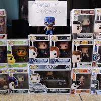 Funko pop - Marvel, serie tv, star wars, 007