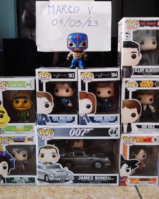 Funko pop - Marvel, serie tv, star wars, 007