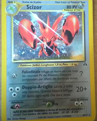 Carta Pokémon Scizor- Neo Discovery