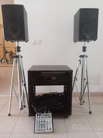 ATTREZZATURA  AUDIO IN BLOCCO