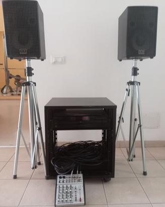 ATTREZZATURA  AUDIO IN BLOCCO