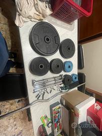 Pesi domyos, manubri, bilanciere e accessori