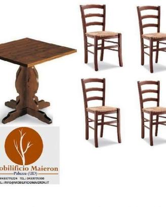 Set cod309 Sedie e Tavoli Pub Pizzerie Ristorante