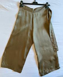 Pantaloni sartoriali verde militari