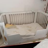 Culla trasformalbile a letto Alondra modello Crea
