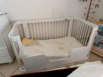 Culla trasformalbile a letto Alondra modello Crea
