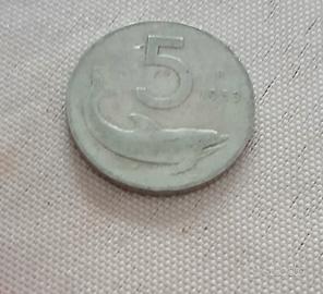 Moneta rara  del 1.955