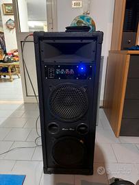 SISTEMA KARAOKE COMPLETO – casse amplificate mic