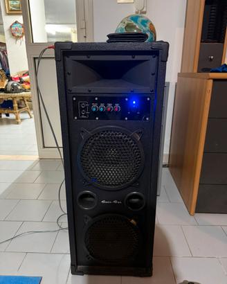 SISTEMA KARAOKE COMPLETO – casse amplificate mic
