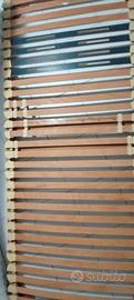 rete in legno (faggio) e materasso 