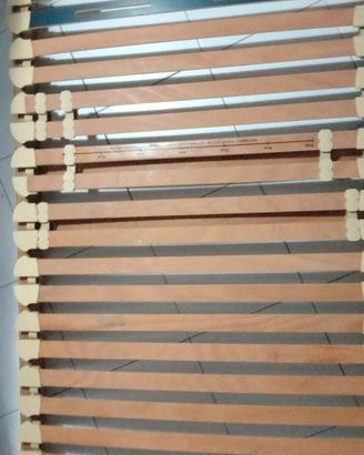 rete in legno (faggio) e materasso 
