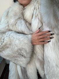 Pellicia vintage wolpe bianca