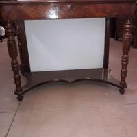 CONSOLLE LOMBARDA DELLA META' DELL' 800 IN NOCE