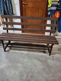 Panchine da esterno in legno