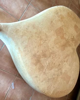 Pouf a forma di cuore in sughero