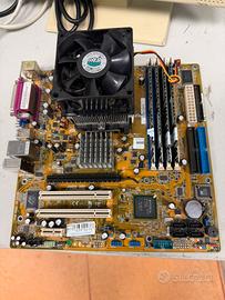 Scheda madre completa dissipatore cpu e ram