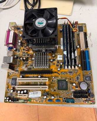 Scheda madre completa dissipatore cpu e ram