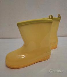 stivaletti pioggia gialli bambini