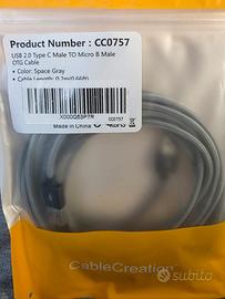 2 cavetti USB 2.0 a Micro b