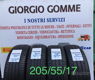 Gomme usate estive 205/55/17