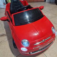 Auto elettrica Fiat 500 per bambini