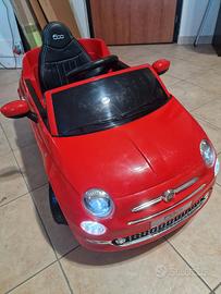 Auto elettrica Fiat 500 per bambini