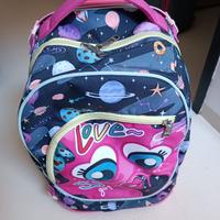 Zaino scuola SJ con ruote + astuccio