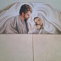 Quadro sagomato Sacra Famiglia 