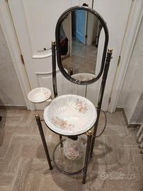 Toilette vintage lavabo da camera