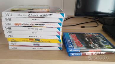 Giochi Wii e PS 4