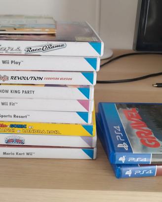 Giochi Wii e PS 4