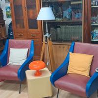 coppia di poltrone vintage modernariato 