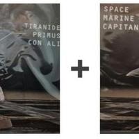 Warhammer 40k Tiranide Primus + Space Marine Capi